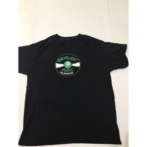 Greenlight Music Kalamazoo T-Shirt Men's L Black Logo Short Sleeve